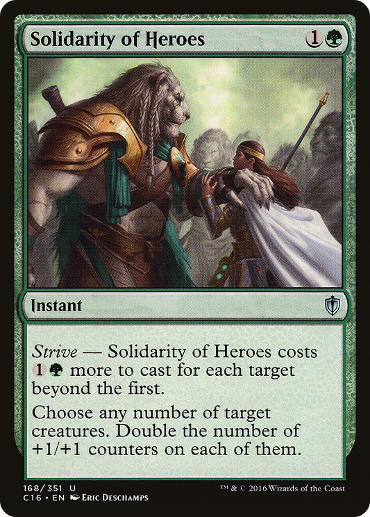 Solidarity of Heroes (C16-168) - Commander 2016