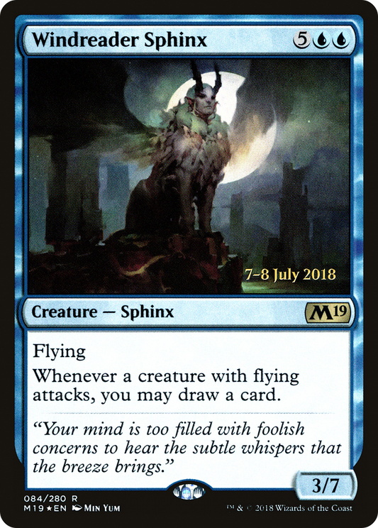 Windreader Sphinx (PM19-84S) - Core Set 2019 Promos Foil