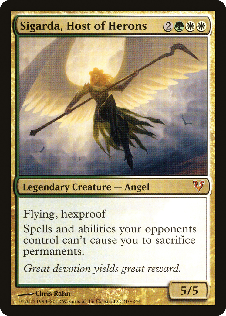 Sigarda, Host of Herons (AVR-210) - Avacyn Restored