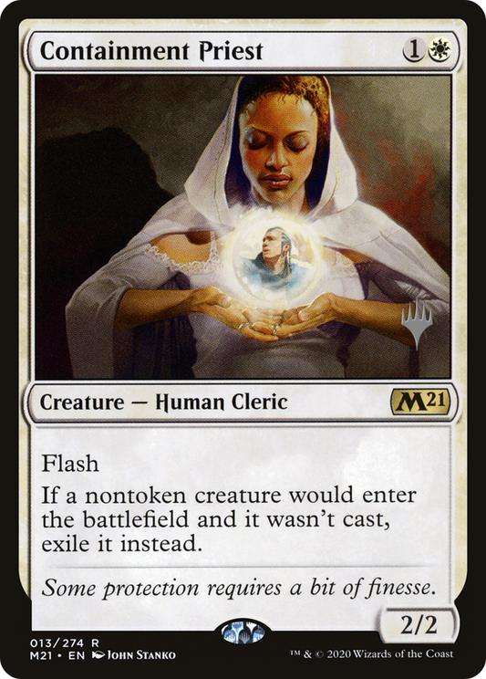 Containment Priest (PPM21-13P) - Core Set 2021 Promos (Promo Pack)