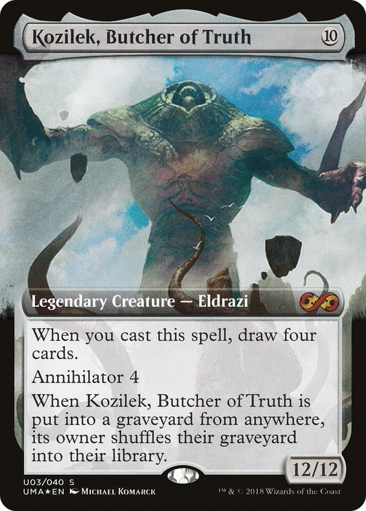 Kozilek, Butcher of Truth (PUMA-0U3) - Ultimate Box Topper: (Extended Art) Foil