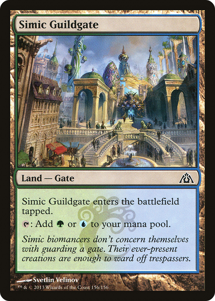 Simic Guildgate (DGM-156) - Dragon's Maze Foil