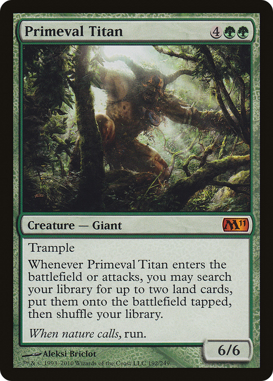 Primeval Titan (M11-192) - Magic 2011 Foil