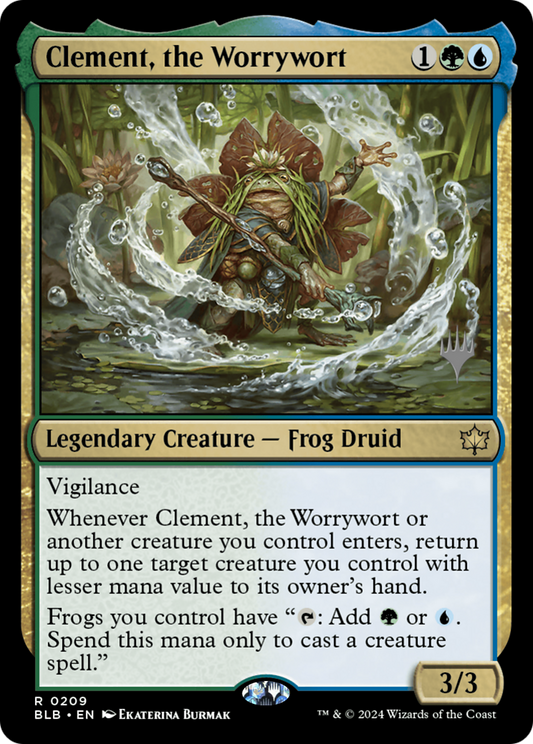 Clement, the Worrywort (PPBLB-209) - Bloomburrow Promos (Promo Pack)