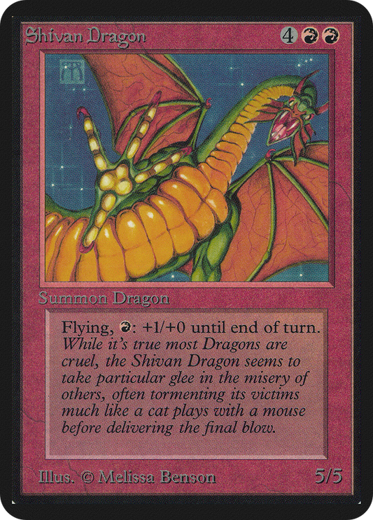 Shivan Dragon (LEA-174) - Limited Edition Alpha