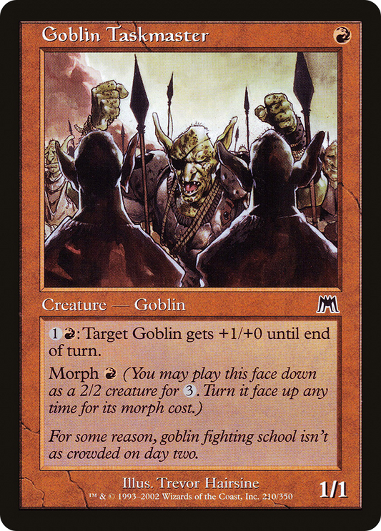 Goblin Taskmaster (ONS-210) - Onslaught