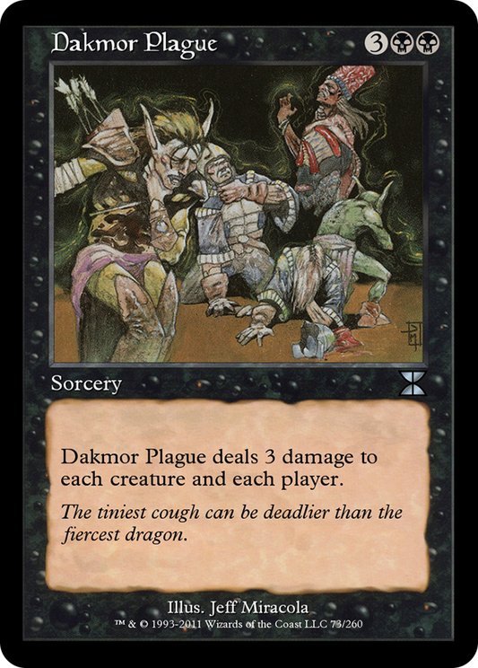 Dakmor Plague (ME4-073) - Masters Edition IV Foil