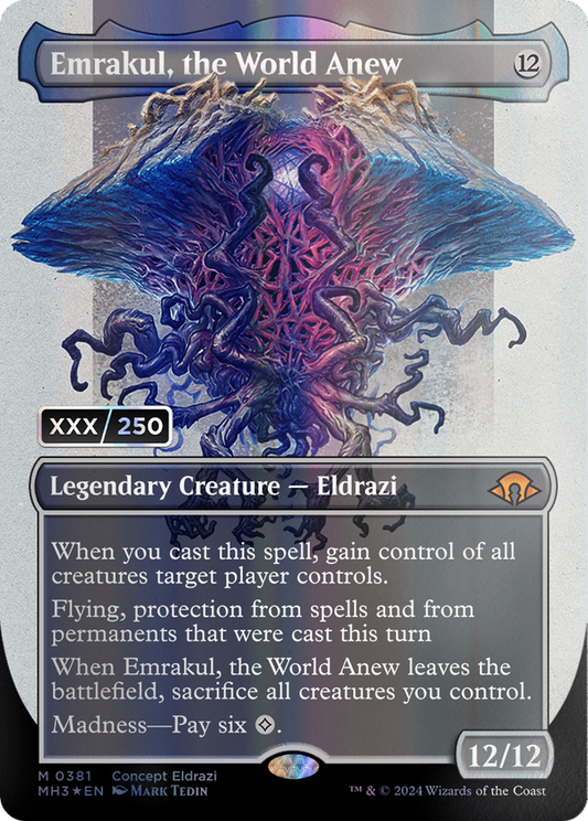 Emrakul, the World Anew (MH3-381Z) - Modern Horizons 3 (Borderless) Foil