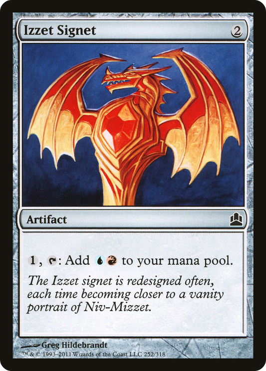 Izzet Signet (CMD-252) - Commander 2011