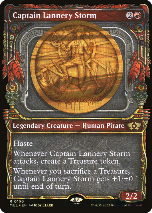 Captain Lannery Storm (MUL-150) - Multiverse Legends: (Showcase) Foil