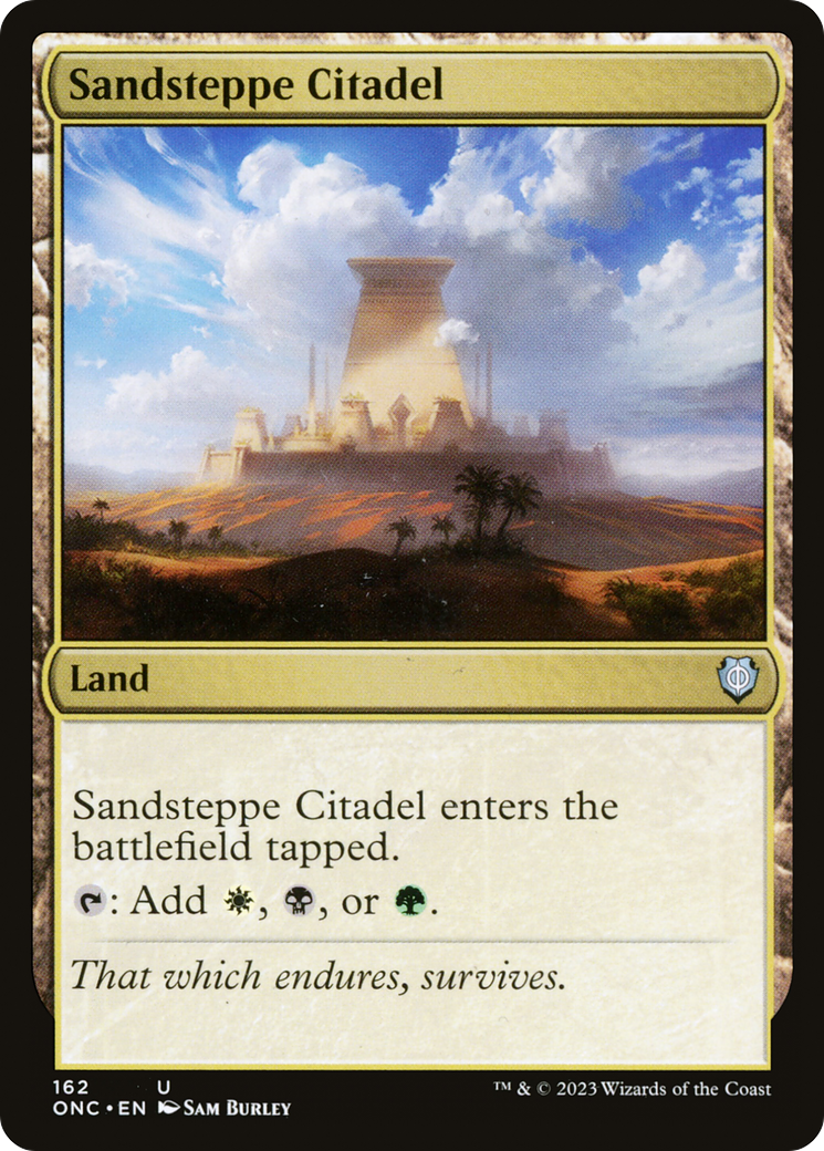 Sandsteppe Citadel (ONC-162) - Phyrexia: All Will Be One Commander