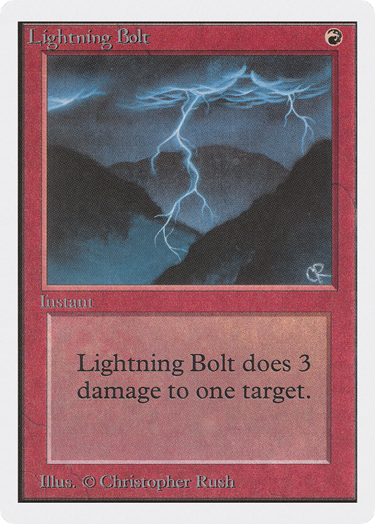 Lightning Bolt (2ED-162) - Unlimited Edition