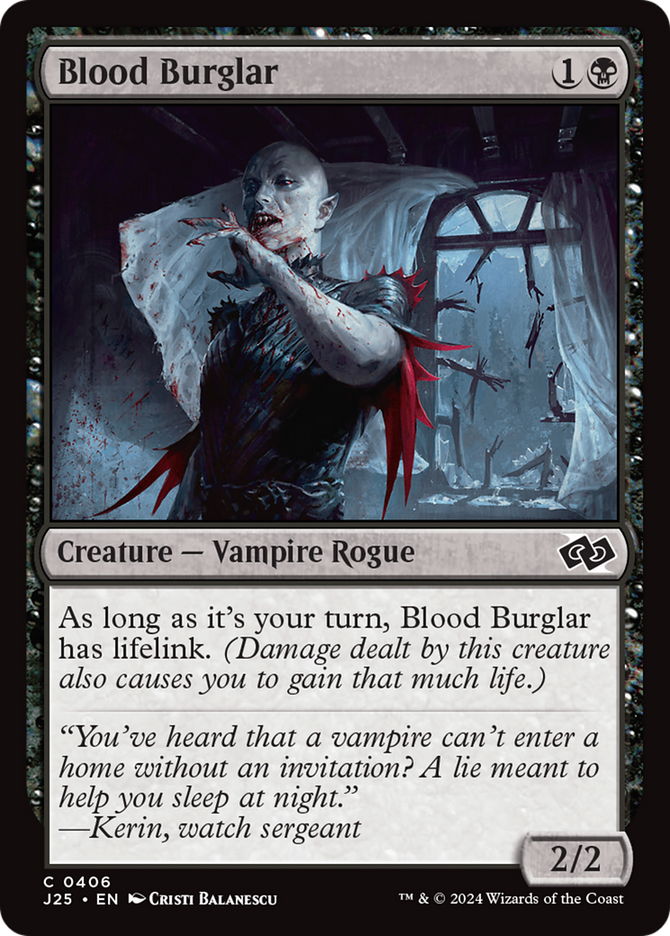 Blood Burglar (J25-406) - Foundations Jumpstart Foil