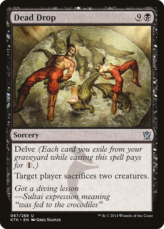 Dead Drop (KTK-067) - Khans of Tarkir Foil