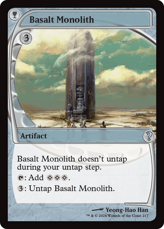 Basalt Monolith  (MB2-217) - Mystery Booster 2 Foil
