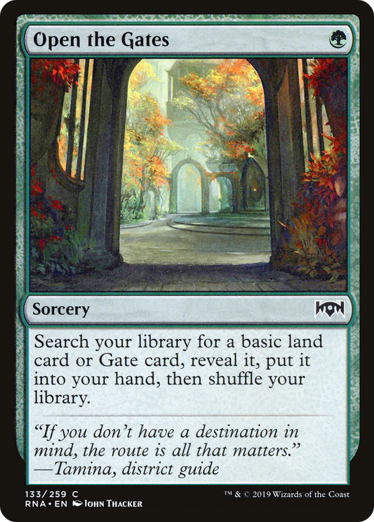 Open the Gates (RNA-133) - Ravnica Allegiance Foil