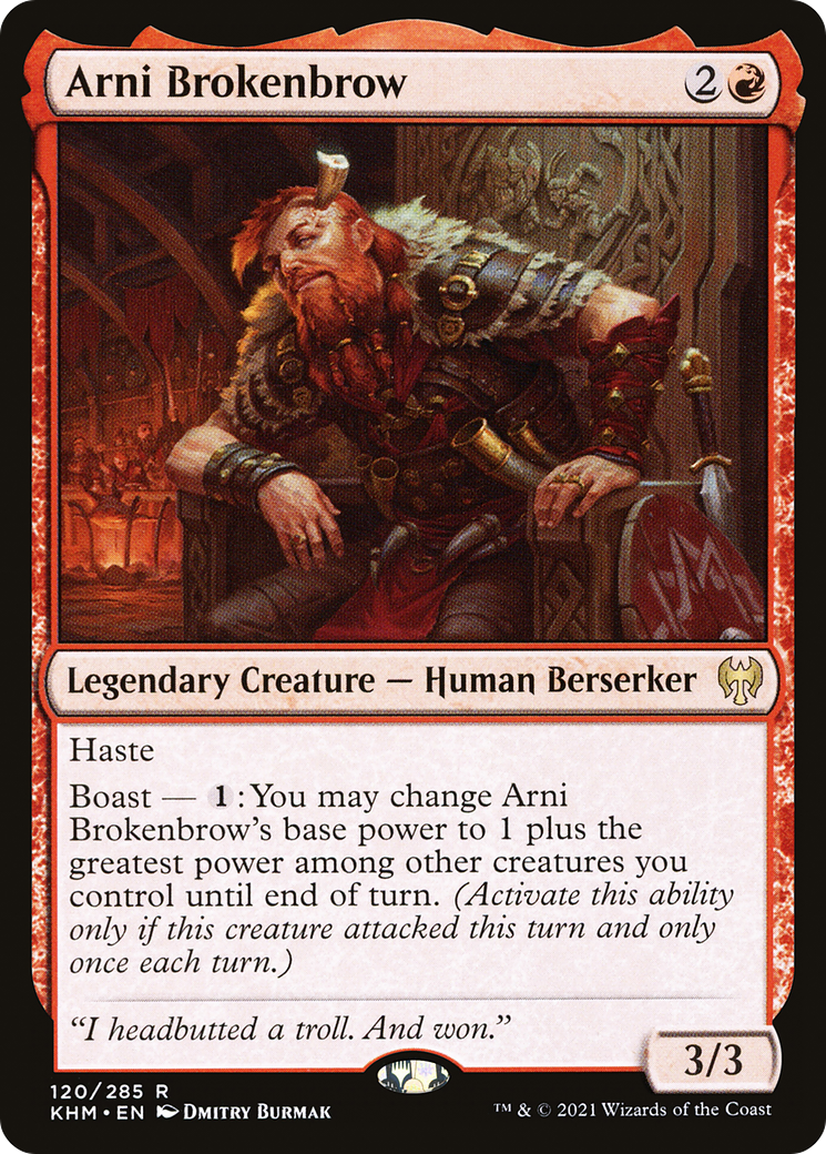 Arni Brokenbrow (KHM-120) - Kaldheim Foil