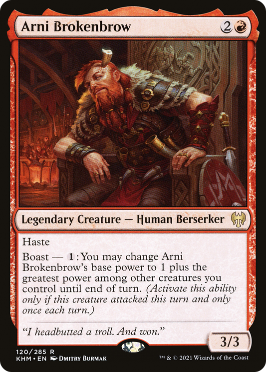 Arni Brokenbrow (KHM-120) - Kaldheim Foil