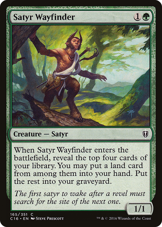 Satyr Wayfinder (C16-165) - Commander 2016