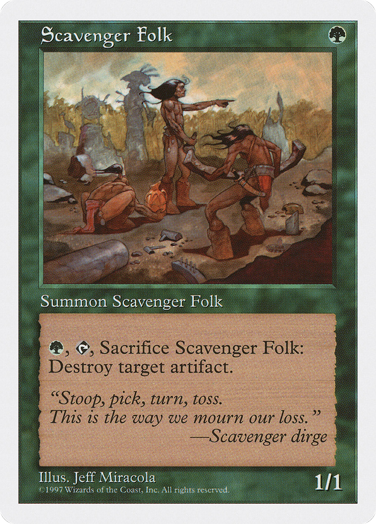 Scavenger Folk (5ED-323) - Fifth Edition