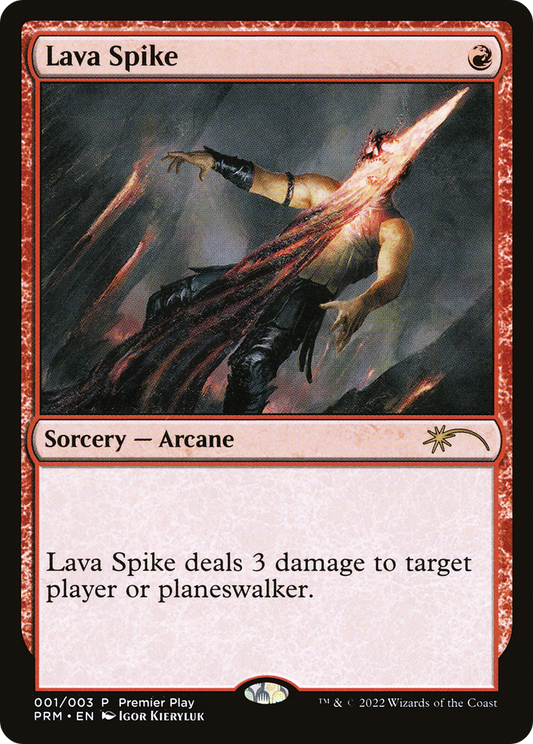 Lava Spike (PPRO-2022-1) - Pro Tour Promos Foil