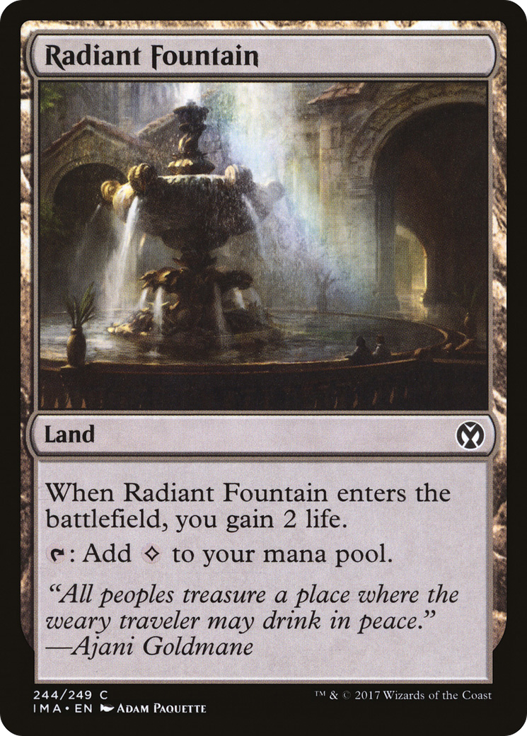 Radiant Fountain (IMA-244) - Iconic Masters Foil