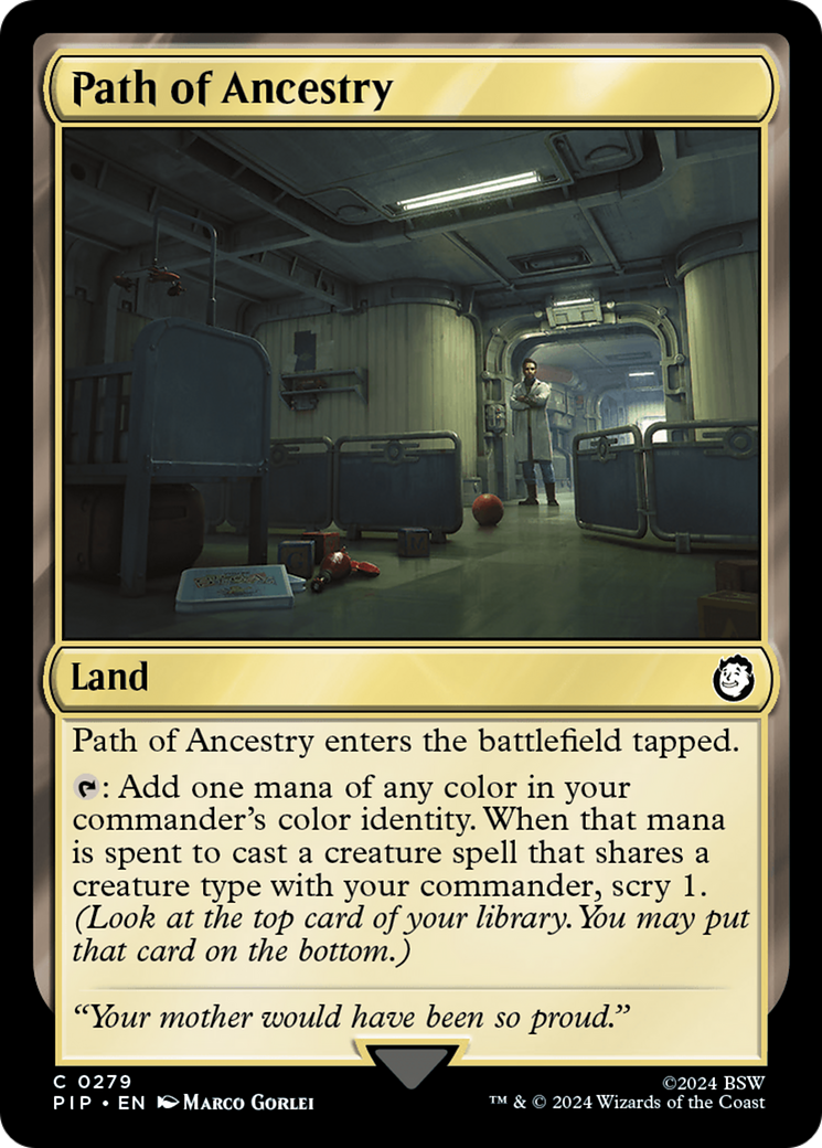Path of Ancestry (PIP-279) - Fallout