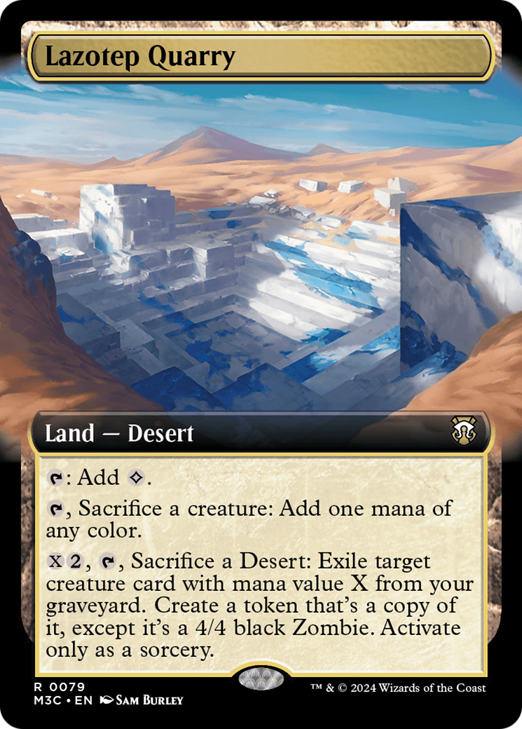 Lazotep Quarry (M3C-079) - Modern Horizons 3 Commander: (Extended Art)