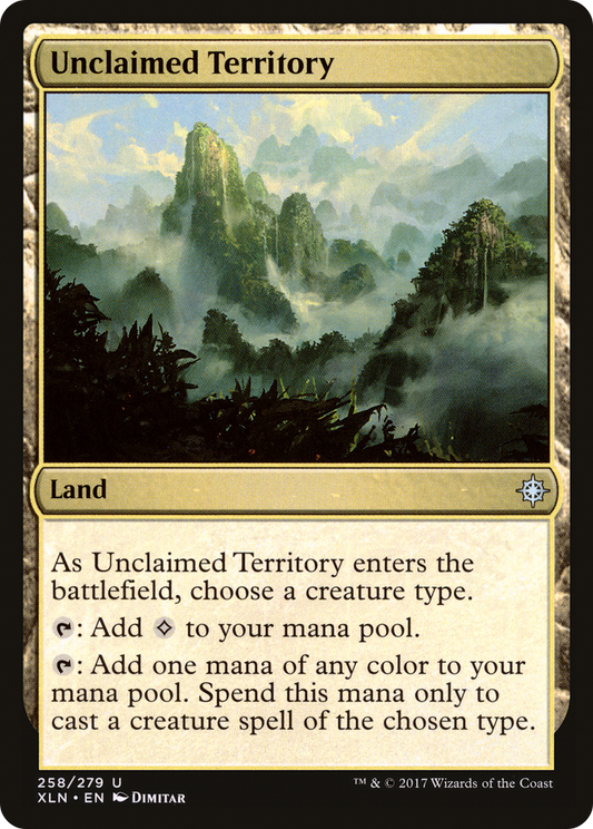 Unclaimed Territory (XLN-258) - Ixalan Foil