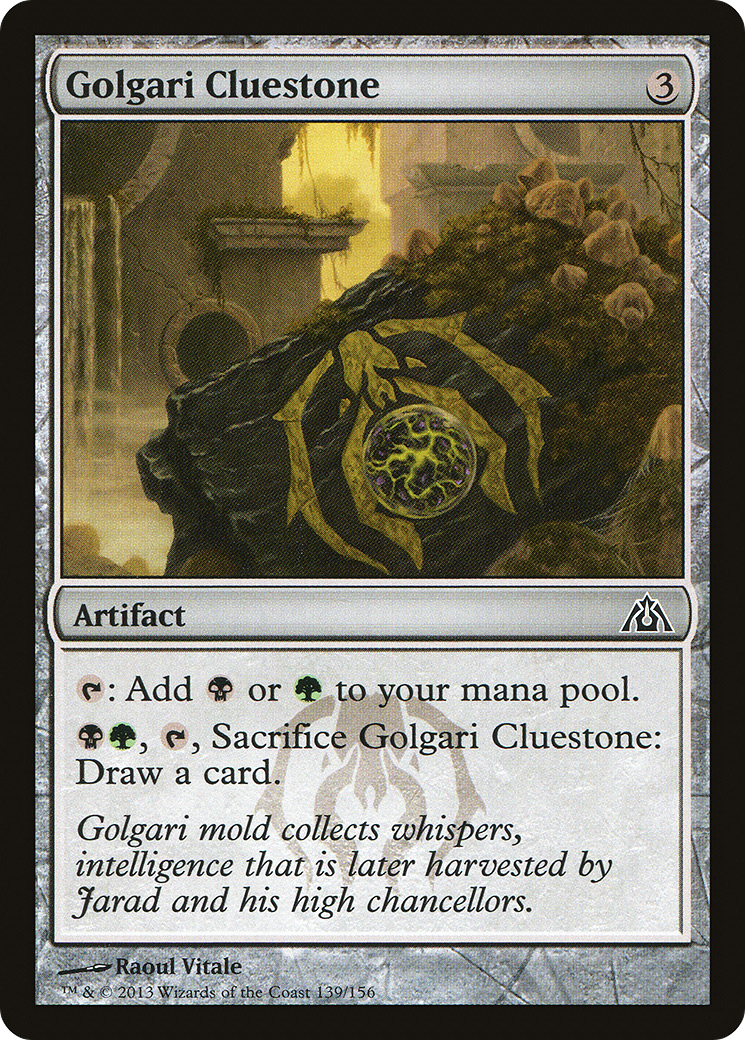 Golgari Cluestone (DGM-139) - Dragon's Maze