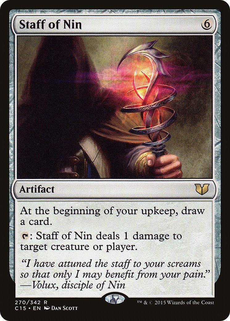 Staff of Nin (C15-270) - Commander 2015