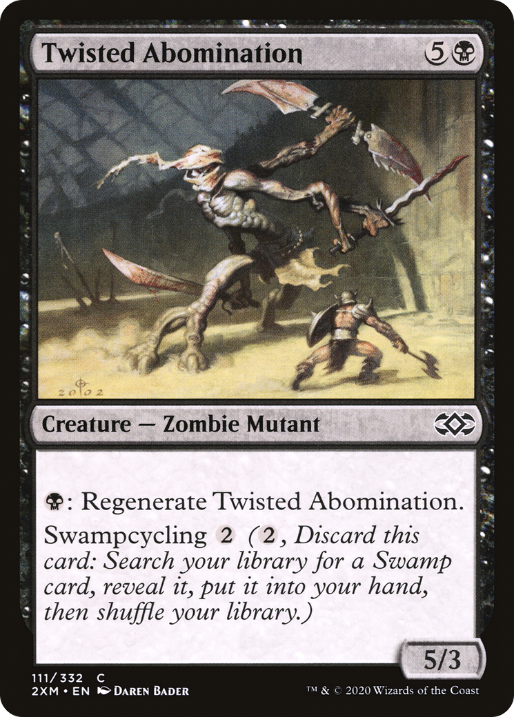 Twisted Abomination (2XM-111) - Double Masters Foil