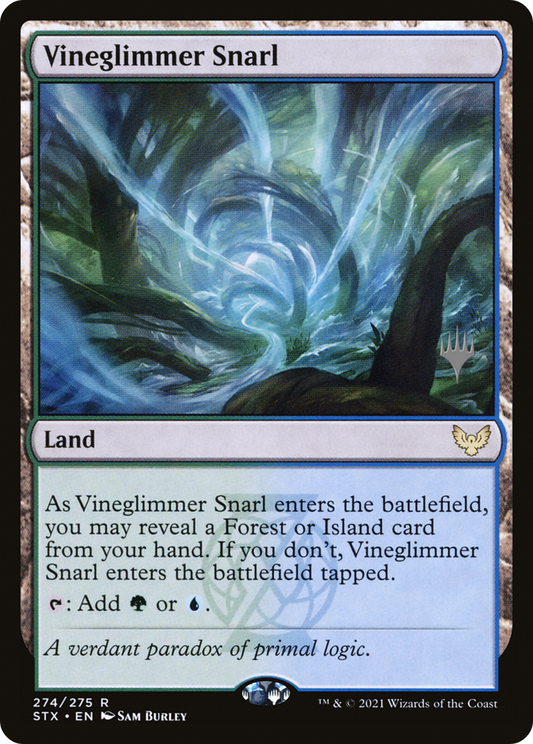 Vineglimmer Snarl (PSTX-274P) - Strixhaven: School of Mages Promos Foil