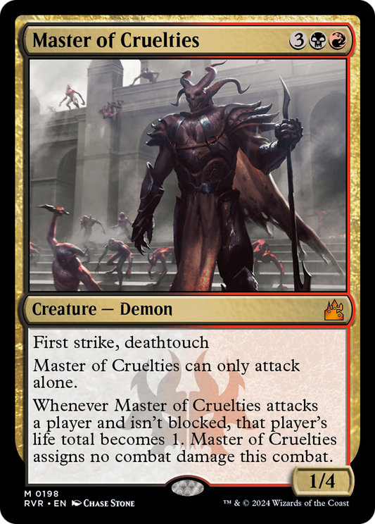 Master of Cruelties (RVR-198) - Ravnica Remastered Foil