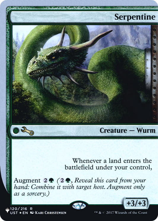 Serpentine (ULST-041) - The List (Unfinity Foil Edition) Foil