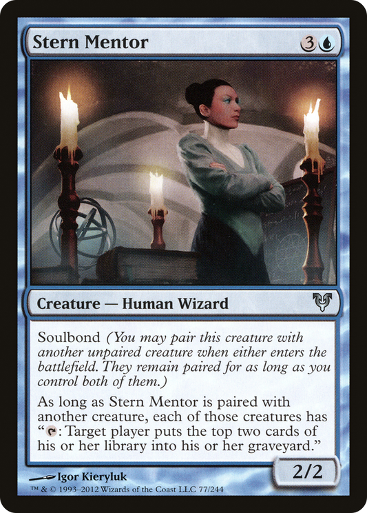 Stern Mentor (AVR-077) - Avacyn Restored