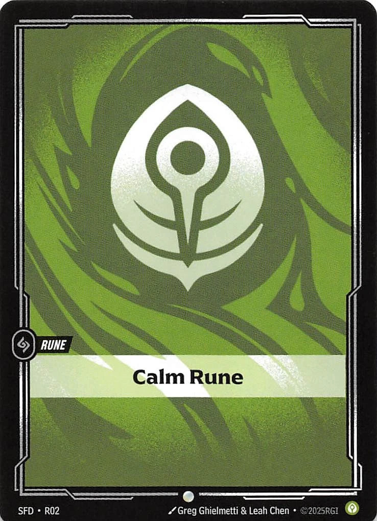 (R02) Calm Rune - Spiritforged