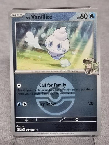 N's Vanillite (Poke Ball) (49) - ME Ascended Heroes Reverse Holofoil - Common