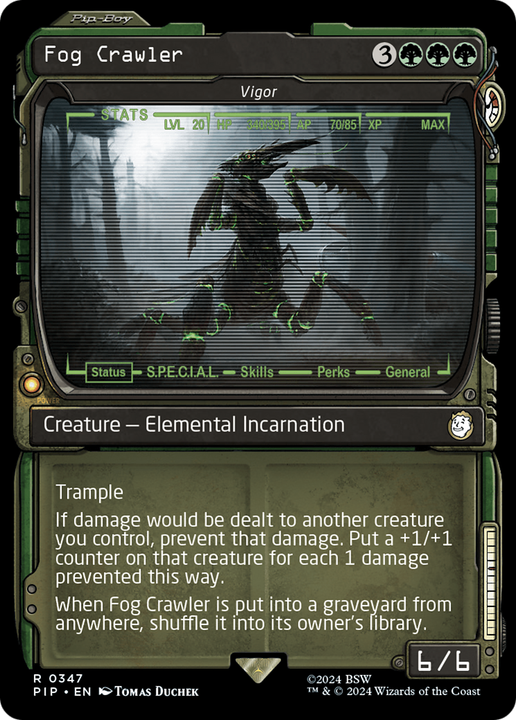 Vigor (PIP-347) - Fallout / Fog Crawler: (Showcase) Foil