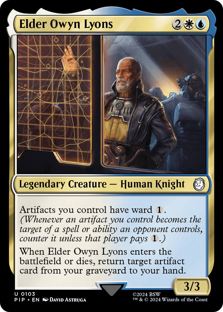 Elder Owyn Lyons (PIP-103) - Fallout Foil