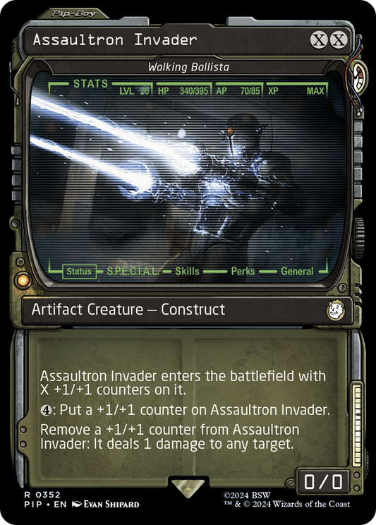 Walking Ballista (PIP-352) - Fallout / Assaultron Invader: (Showcase) Foil